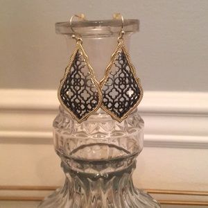 Kendra Scott Addie Earring in Gold & Gunmetal